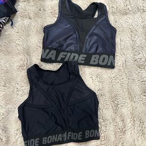 Bona Fide Black and Gray Sports Bras bundle